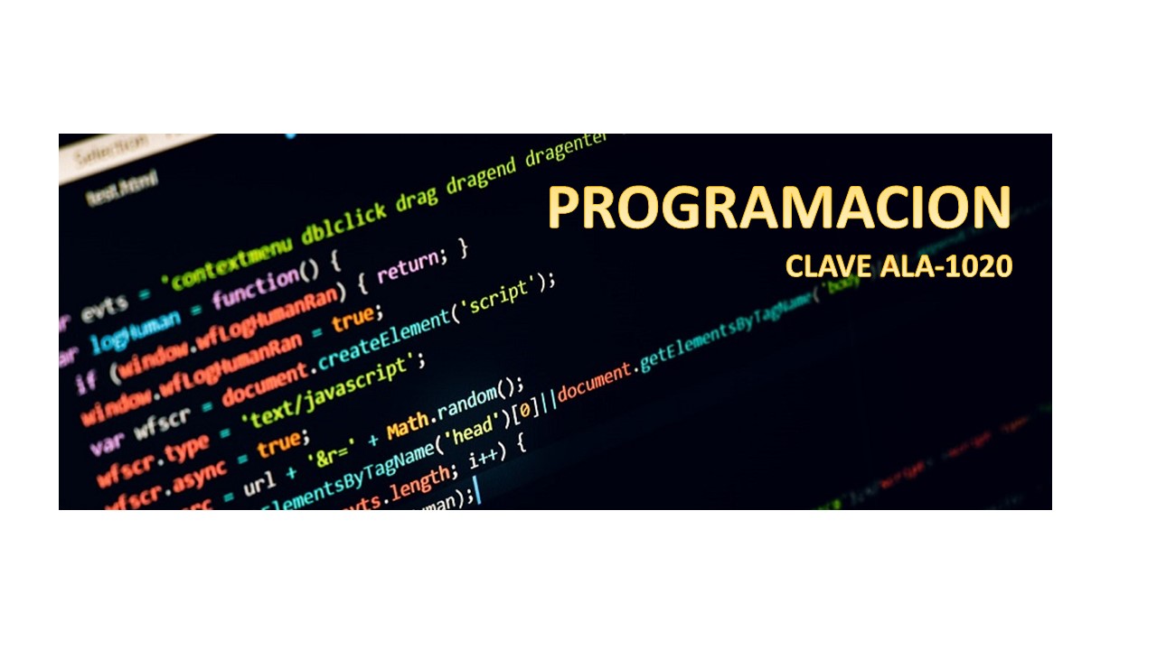 Programación ALA-1020 2021